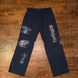 Brain Dead Leomi Resort Pant 'Navy'